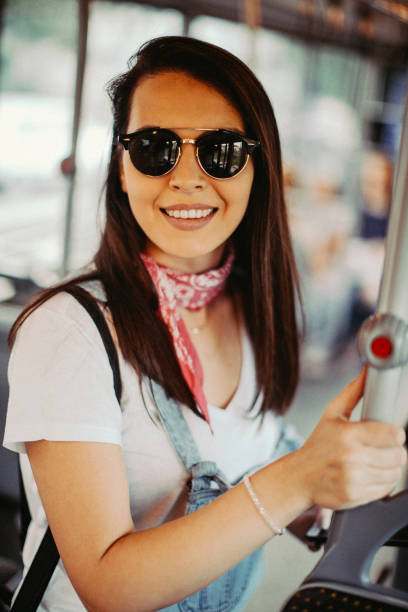 istock Girl texting in the bus 1030352382