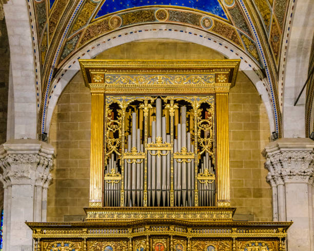 istock Pipe Organ Italian Church 1030370166