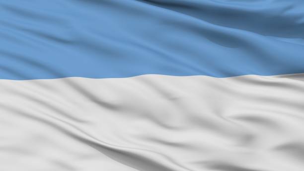 istock Puno City Flag, Peru, Closeup View 1030370238