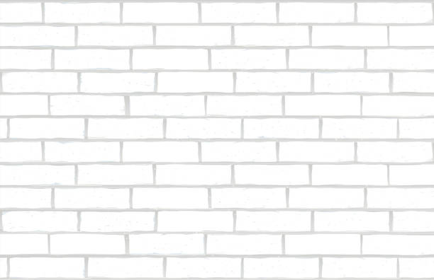 white brick wall Vector white brick wall brick wall stock illustrations