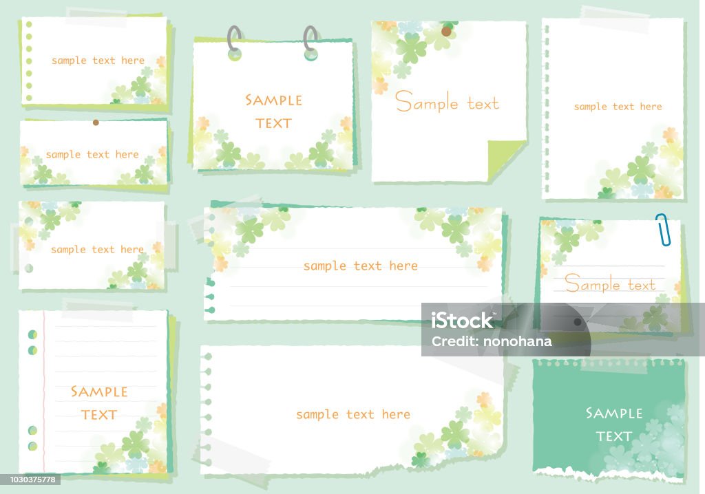 Paper Work Frame Paper Frame Set2 Stock Illustration - Download Image Now - Art ...