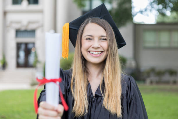 istock Confident cheerful college graduate 1030376542