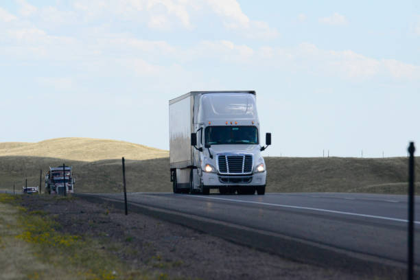 istock Semi Truck on Highway 1030379224