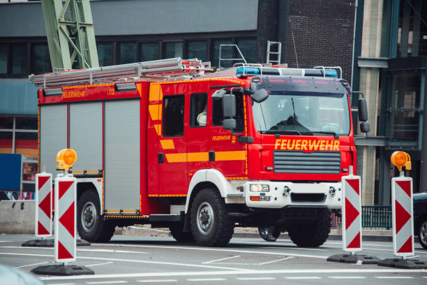 istock Fire truck in Germany 1030379786