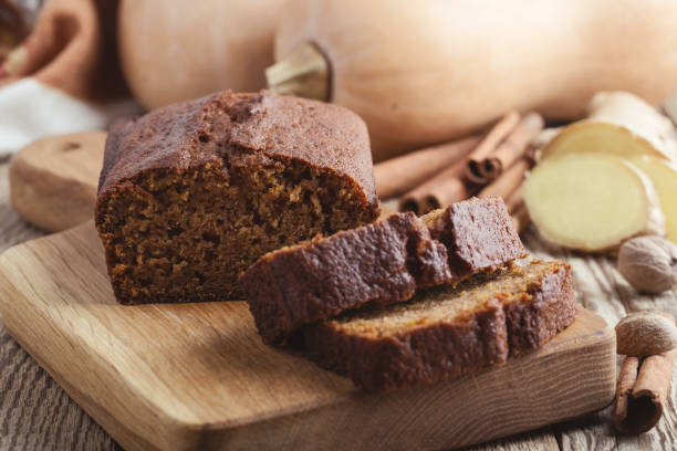 istock Homemade freshly baked pumpkin loaf cake 1030382976