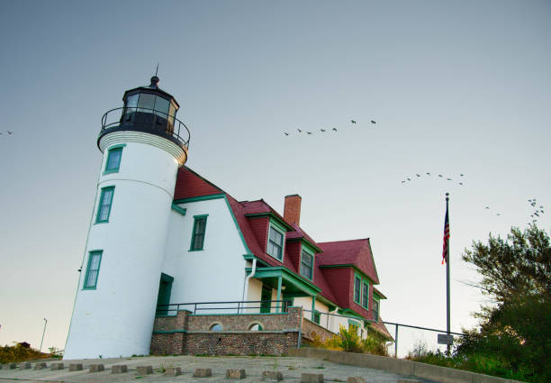 Old Lighthouse stock photo