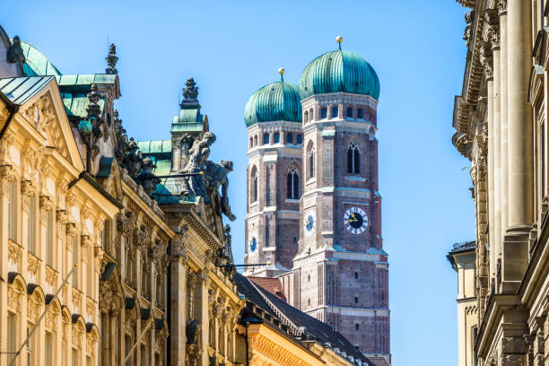 istock Famous Munich Cathedral - Liebfrauenkirche 1030395820
