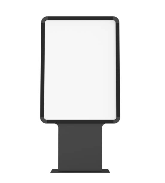 istock Blank Advertising Billboard Stand Isolated 1030398592