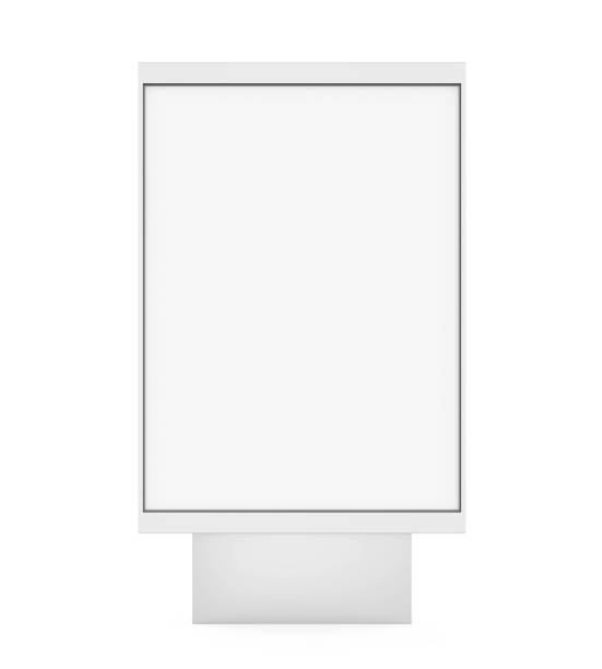 istock Blank Advertising Billboard Stand Isolated 1030398926