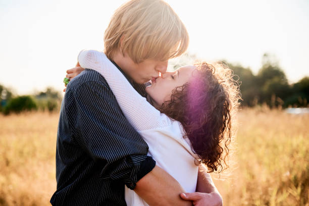 istock Couple in love kissing 1030413430