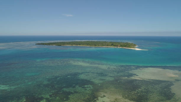 istock Tropical island Magalawa with beach 1030437218