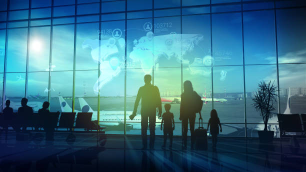 istock Family travel by plane 1030437582
