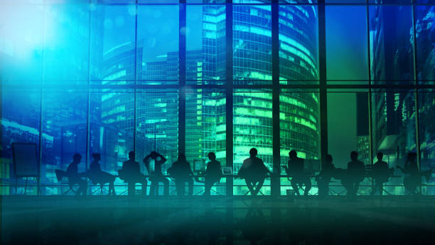 istock Office staff and their leader 1030438484