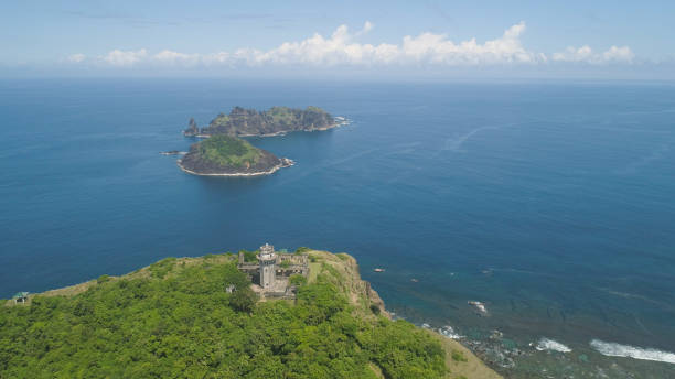 istock Lighthouse in cape engano . Philippines, Palau island 1030438744