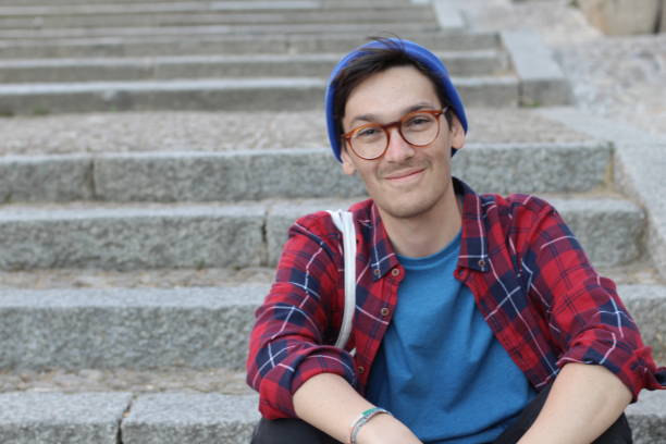 istock Young male outdoor close-up with copy space 1030454618