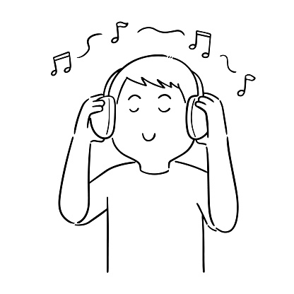 Ilustración de Hombre Escuchando Música y más Vectores Libres de Derechos  de Adulto - Adulto, Alegre, Altavoz - iStock
