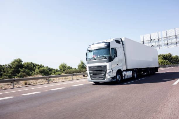 istock Truck on the road 1030467774