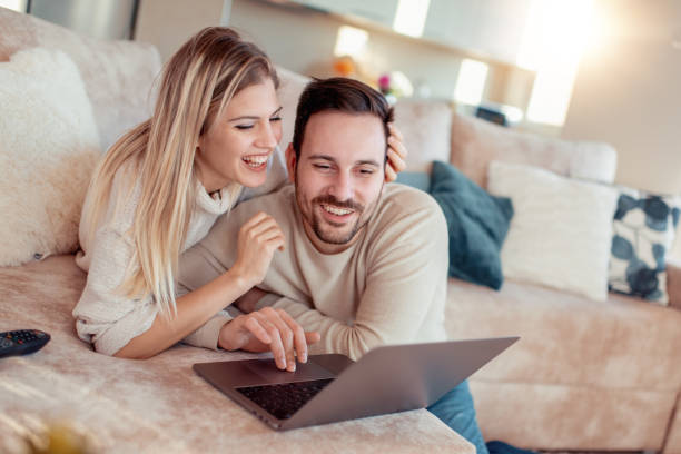 istock Romantic couple at home 1030471534