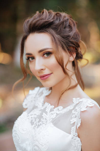 istock Portrait of a beautiful bride. 1030475418