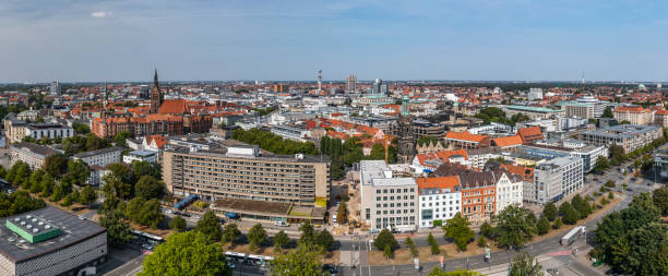 istock Panoramic view of Hanover city, Germany 1030481528
