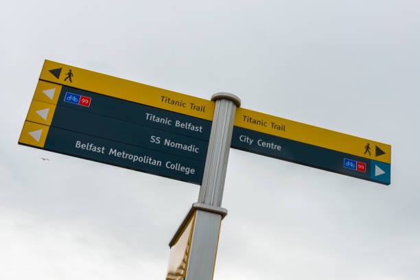 istock directional sign in Belfast 1030492398