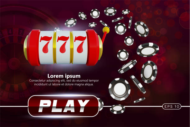 Casino background roulette wheel with playing chips. Online casino poker table concept design. Slot machine with lucky sevens jackpot. roulette chips on red background. Casino banner poster or flyer. Casino background roulette wheel with playing chips. Online casino poker table concept design. Slot machine with lucky sevens jackpot. roulette chips on red background. Casino banner poster or flyer ratu188 situs judi slot online joker123 casino rolet online stock illustrations