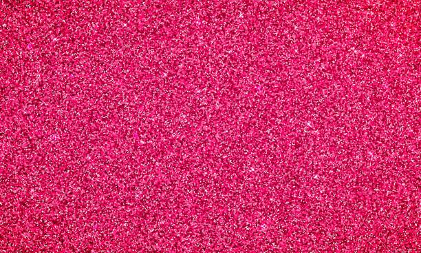 Pink glitter background texture banner. Vector pink glittery festive background for luxury gift card or holyday Christmas backdrop. Sparkle red confetti decoration design for premium design vector art illustration
