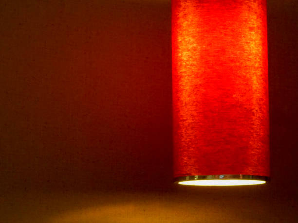 istock hanging lamp red lamp-dimly lit 1030509514