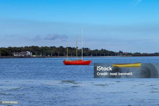Small Sailboats Ion The North Coast Of Dublin Bay At Dollymount In Dublin Ireland Stock Photo - Download Image Now