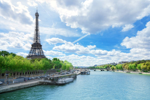 istock View of Paris with Eiffel tower 1030522662