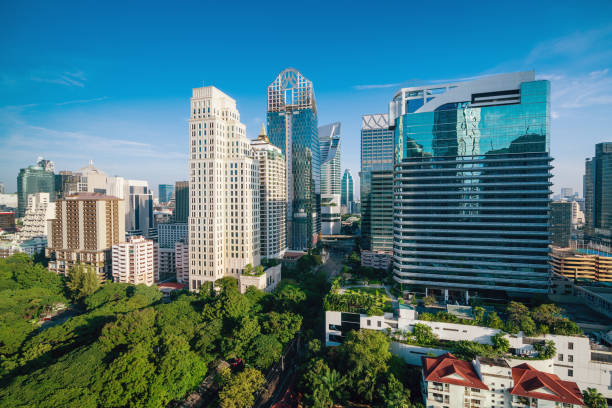 istock Bangkok Cityscape Modern Skyscrapers Thailand 1030530126