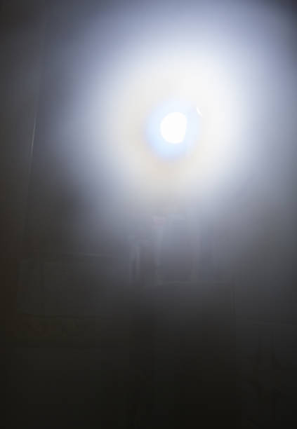 istock Shower steam in the light 1030546938