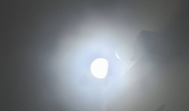 istock Shower steam in the light 1030547006