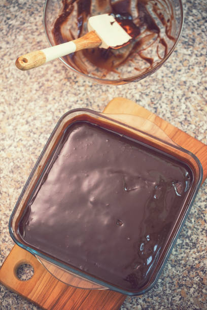 istock Preparing Homemade Chocolate Brownies 1030566468