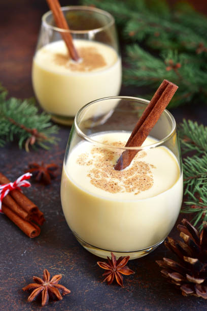 istock Winter spicy hot drink eggnog 1030574048