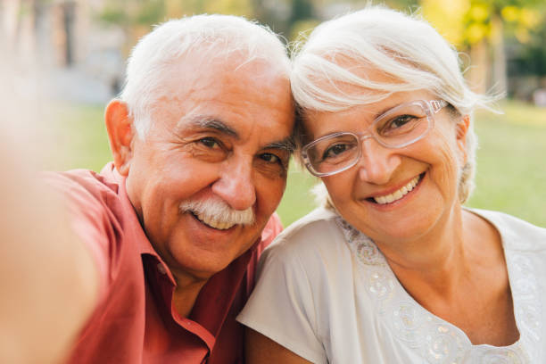 istock Happy old couple in love 1030577346
