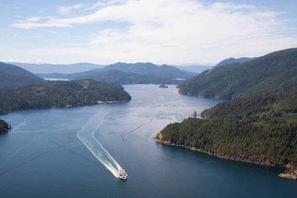 istock Aerial view of Ferry Boat 1030583790