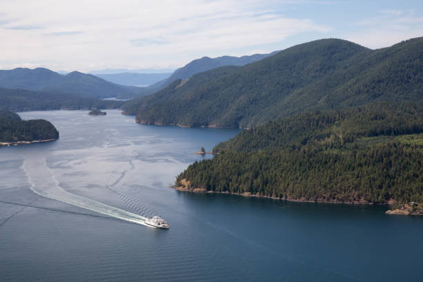 istock Aerial view of Ferry Boat 1030583794