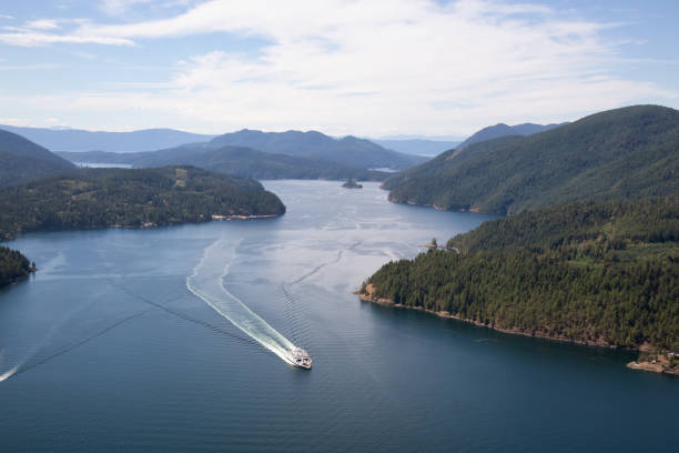 istock Aerial view of Ferry Boat 1030583802
