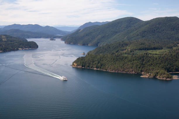 istock Aerial view of Ferry Boat 1030583896