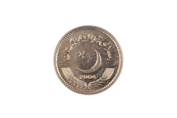 istock Pakistani Five Rupee Coin Isolated On white 1030584018
