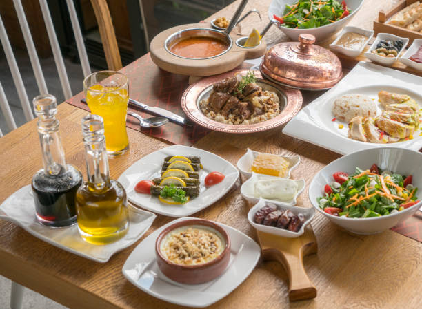 Turkish Cuisine Turkish Cuisine, Prepared For Ramadan pastrami photos stock pictures, royalty-free photos & images