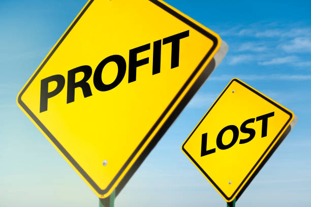 istock PROFIT and LOST / Warning sign concept (Click for more) 1030596738