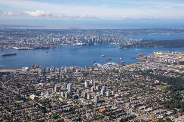 istock Aerial city, Vancouver 1030597506