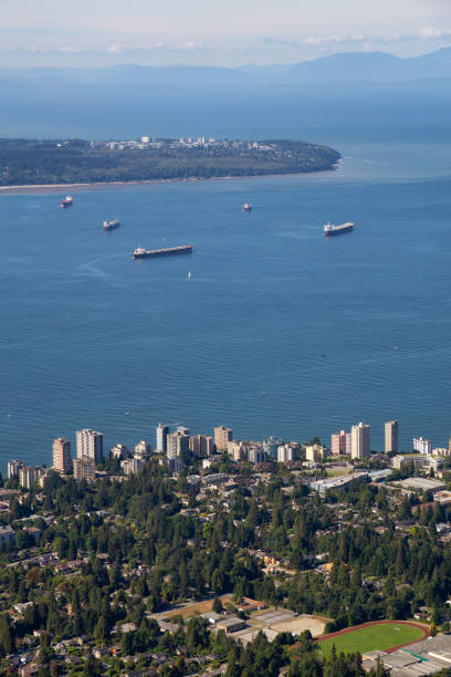 istock Aerial city, Vancouver 1030597528