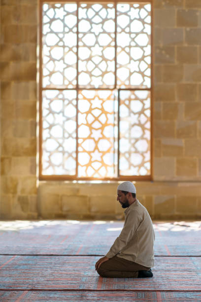 istock Muslim man is praying in mosque 1030618882