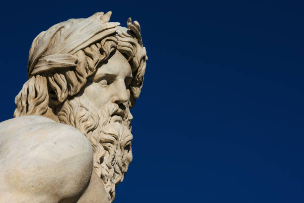 istock Greek or Roman God (with copy space) 1030624026