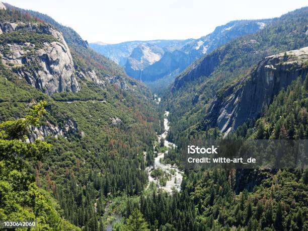 Yosemite Falls Stock Photo - Download Image Now - Architectural Dome, Beauty, Blue