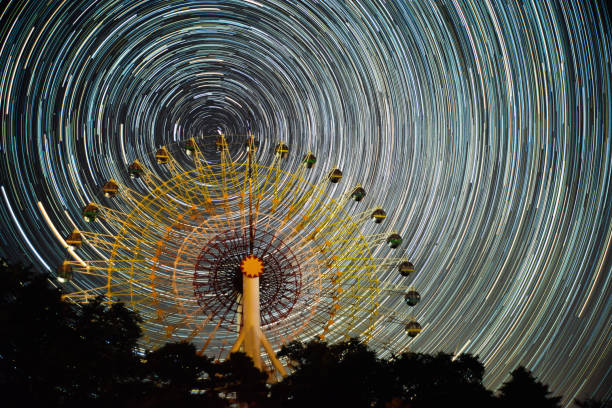 istock Ferris wheel with lots of stars 1030653496