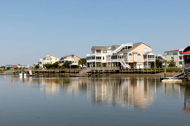 istock Vacation rental shore homes on the water 1030675376